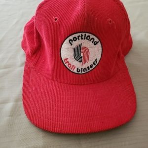 vintage trail blazers hat